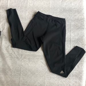 adidas Black Climalite Response 3-Stripe Leggings